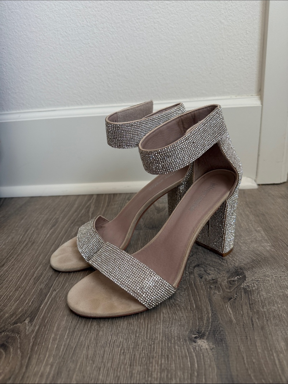 Jefferey Campbell Embellished Ankle-Strap Block Heel Sandals - Silver
